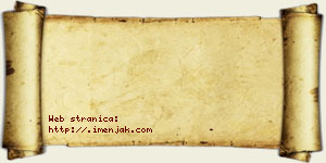 Natalija Sibinović vizit kartica